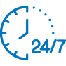 Service 24h/24 7j/7